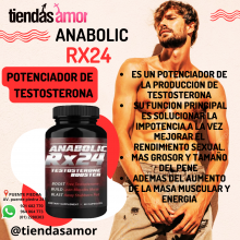 ANABOLIC RX24 POTECIADOR DE TESTOSTERONA TIENDAS AMOR 